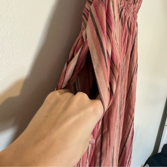 Cupshe | 100% Cotton Striped Strapless Open Back Jumpsuit - Picture 7 of 14